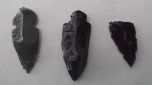 obsidian arrow heads